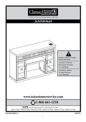 Twin-Star International Classic Flame 26MMS9645 Manual