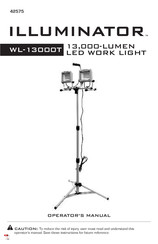 Illuminator WL-13000T Operator's Manual