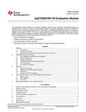 Texas Instruments bq27220EVM-744 User Manual