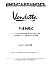Rocktron Vendetta VH160R User Manual