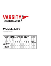 VARSITY Scoreboards 3359 Installation Manual