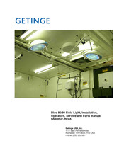 Getinge Blue 80/80 Installation Manual