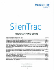 CURRENT Luxury SilenTrac Programming Manual
