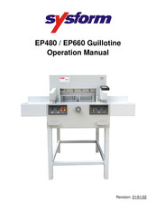 SYSFORM EP660 Operation Manual