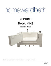 Homewardbath NEPTUNE HY42 Installation Manual