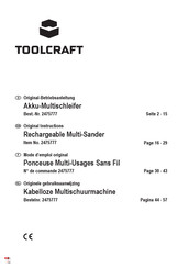 TOOLCRAFT 2475777 Original Instructions Manual