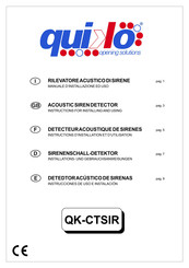 quiko QK-CTSIR Instructions For Installing And Using