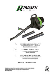 Ribimex 515796 User And Maintenance Manual