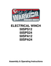 WARRIOR 50SPA24 Assembly & Operating Instructions