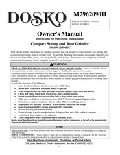 DOSKO 2962090 Owner's Manual