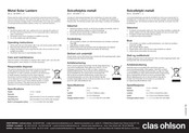 Clas Ohlson 36-6494-1 Quick Manual