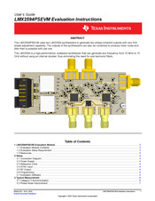 Texas Instruments LMX2594PSEVM User Manual