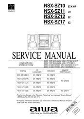 Aiwa NSX-SZ10HR Service Manual
