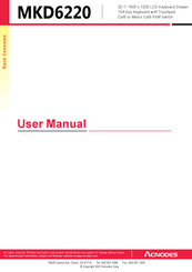 Acnodes MKD6220 User Manual