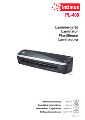 Intimus PL-400 Operating Instructions Manual