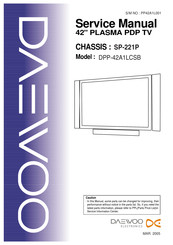 Daewoo DPP-42A1LCSB Service Manual