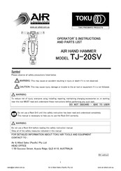 Toku TJ-20SV Manual
