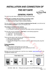 Intratone KEY SAFE Installation And Connection