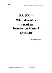 Renke RS-FX Series Instruction Manual