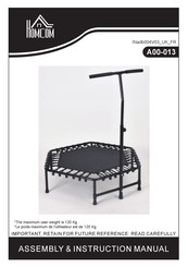 HOMCOM A00-013 Assembly & Instruction Manual