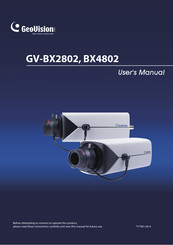 GeoVision GV-BX2802 User Manual