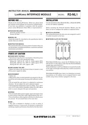 M-system R3-NL1 Instruction Manual