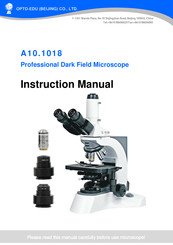OPTO-EDU A10.1018 Instruction Manual