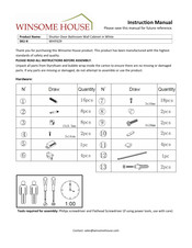 Winsome house WHIF629 Instruction Manual