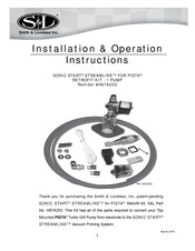 SMITH & LOVELESS Sonic Start Streamline Installation & Operation Instructions