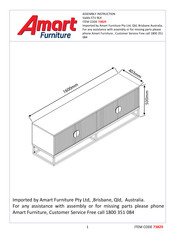 Amart Furniture 73829 Assembly Instruction Manual