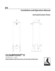 Beko CLEARPOINT V 300 Installation And Operation Manual