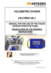 ARTEZEN CALYBRA HD L Manual