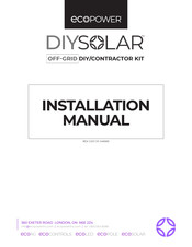 ECO POWER DIYSolar OFF-GRID Installation Manual