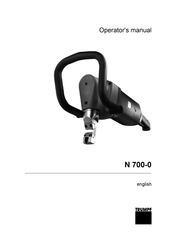 Trumpf N 700-0 Operator's Manual