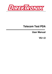DirekTronik Telecom Test PDA User Manual