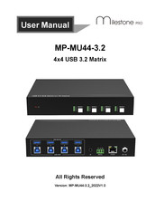 Milestone pro MP-MU44-3.2 User Manual
