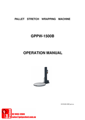 Get Packed GPPW-1500B Operation Manual