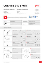 Corab B-017 Installation Manual