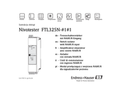 Endress+Hauser Nivotester FTL325N-1 1 Manual