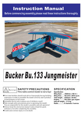 Cymodel Bucker Bu.133 Jungmeister Instruction Manual
