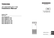 Toshiba RAV-HM801FT-TR Installation Manual