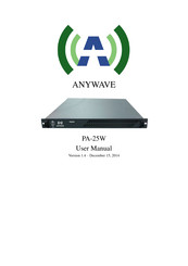Anywave PA-25W User Manual