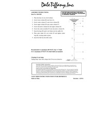 Dale Tiffany GR12303 Assembly Instructions