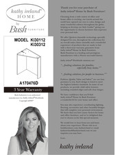 BUSH FURNITURE Kathy Ireland Home Kl30312 Manual