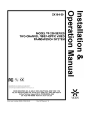 Vicon VF-220R Installation & Operation Manual