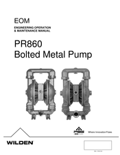 Dover PSG WILDEN PR860 Operation & Maintenance Manual