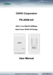 Cerio PS-200N-AX User Manual