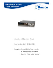 Dante DLW5500 Installation And Operation Manual