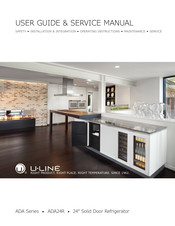 U-Line U-ADA24R13B User Manual & Service Manual