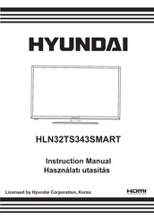 Hyundai HLN32TS343SMART Instruction Manual